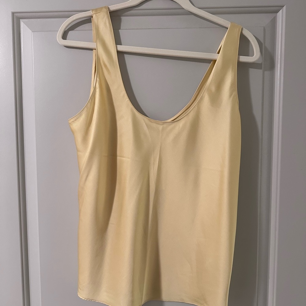 Abercrombie & Fitch Silky Yellow Tank; Sz M
